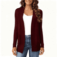 thumbnail image 4 of Women Cardigan Casual Knit Cardigan Lightweight Sweater with Pocket, 4 of 5