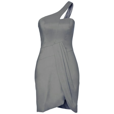 Faship Womens One Shoulder Short Formal Dress - (Best Slips For Short Dresses)
