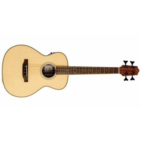 Lanikai Solid Spruce Top Acoustic-Electric Bass Ukulele Natural