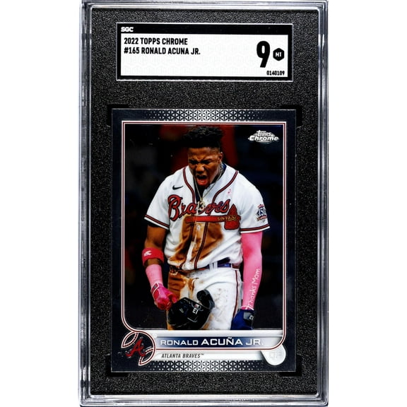 2022 Topps Chrome Ronald Acuna Jr. #165 SGC 9