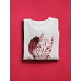 thumbnail image 3 of Asian Girl Demon Fox Mask Sweatshirt Women -Image by Shutterstock, Female x-Large, 3 of 4