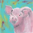 thumbnail image 3 of Dyer, Beverly 20x20 Black Modern Framed Museum Art Print Titled - Farm Life Pig, 3 of 5