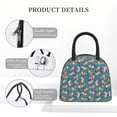 thumbnail image 4 of Easygdp Corgi with Flowers Bolsa de Almuerzo Insulada Grande, Forro de Aluminio, Diseño Espacioso, a Prueba de Fugas, Ideal para Trabajo, Picnics, Viajes y Actividades al Aire Libre, 4 of 6