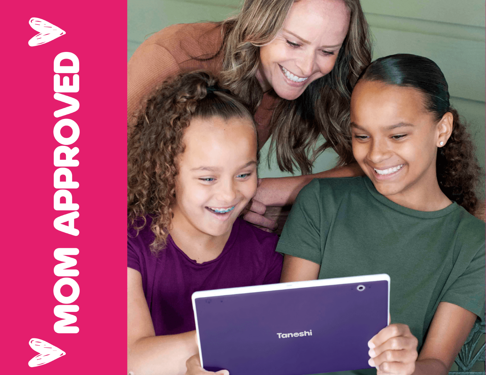 Tanoshi Scholar Kids Computer: a 2-in-1 Kids Android Laptop for Ages 6-12, 10.1" HD Touchscreen Display (Blue)