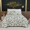 thumbnail image 2 of Evenhug Quilt Set 3-Piece King Blackbird Cotton Quilt Bedding Set With 2 Pillow Shams, 2 of 5
