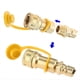 thumbnail image 4 of Kit de Conexión Rápida de Gas, Conector de Desconexión con Enchufe de Inserción Macho, Adaptador de Conexión Rápida de Propano de Gas Natural de 1/2 Pulgada, 4 of 5
