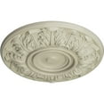 thumbnail image 3 of Ekena Millwork 13"OD x 1 3/8"P Whitman Ceiling Medallion (For Canopies up to 3 3/4"), Hand-Painted Clear Yellow, 3 of 5