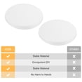 thumbnail image 6 of Tripumer 10 Pcs Round Foam Blocks Polystyrene Foam Circles Round Foam Disc for DIY Projects Decorations Modeling Arts, 6 of 7