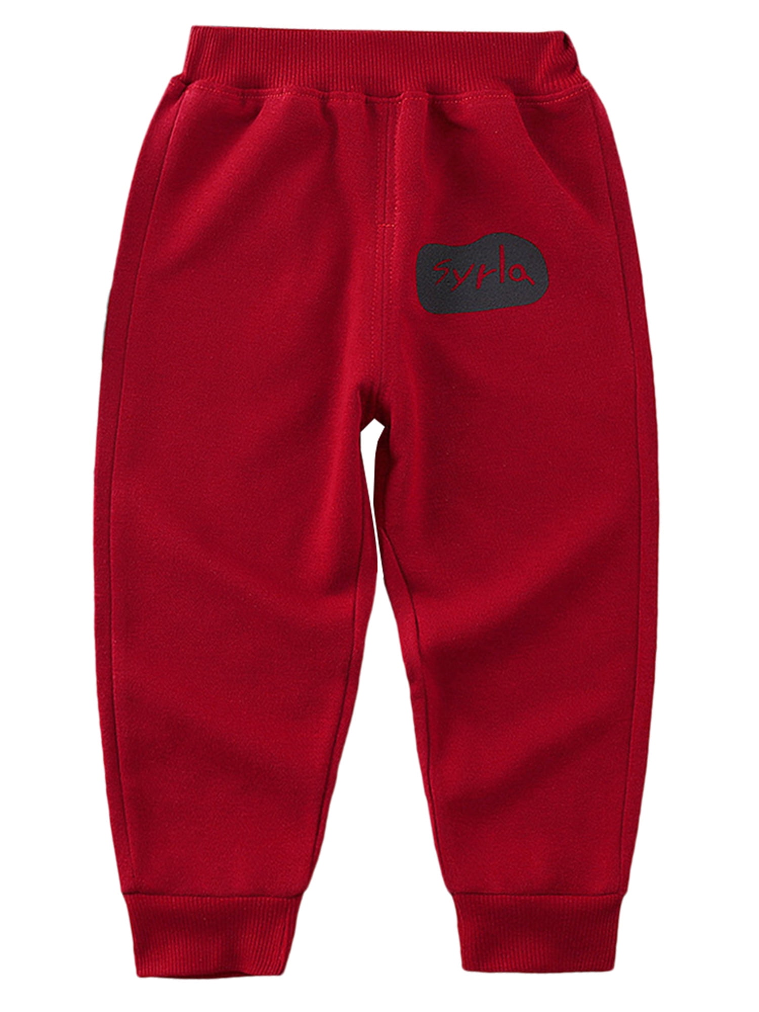 Red jogging bottoms kids Clearance
