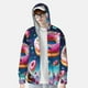 thumbnail image 2 of Fotbe Starry Sky Colorful Donut Chaqueta con Protección Solar UPF 50+ para Hombre y Mujer, Camisa con Capucha y Bolsillos-Large, 2 of 7