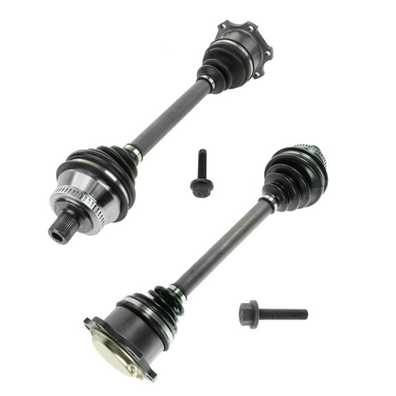 TRQ CV Axle Shafts Front Left LH & Right RH Pair Set for Audi S4 A4 VW Passat CSA82459