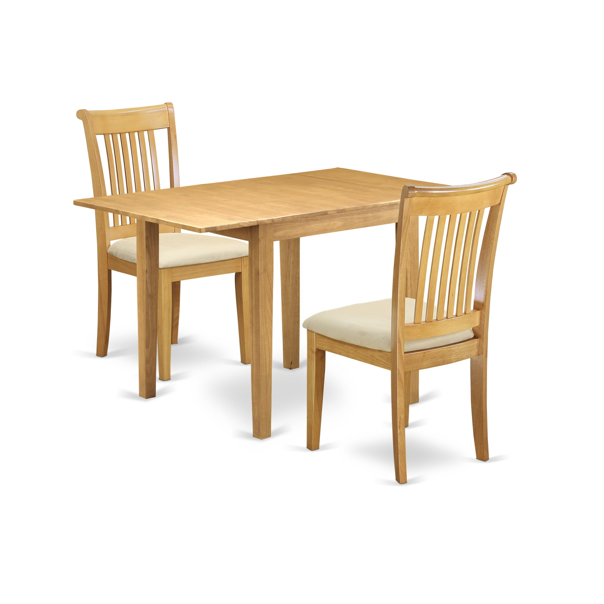 Modern Rectangular  Dining Kitchen Table in Maple Finish 