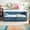 Blue, variant on Cfowner Twin Size Corduroy Daybed with Two Drawers and Wood Slat, Blue