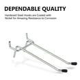 thumbnail image 3 of 140Pcs Metal Pegboard Hooks Organizer Assortment Kit Peg Locks Hanging Applications, 3 of 5