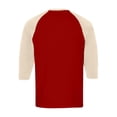thumbnail image 6 of Men’s Athletic Cotton Baseball T-Shirt Three Quarter Sleeve Casual Top, 6 of 7