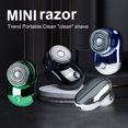 thumbnail image 1 of Mini Rasoir Électrique Rechargeable par USB Étanche IPX7 Humide et Sec Portable de Voyage Rasoir de Rasage pour Hommes Tondeuse à Barbe Outil d'Élimination des Poils, 1 of 8