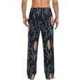thumbnail image 3 of Flowers Watercolor Rose Men's Pajama Pants Lightweight Sleepwear Bottom Lounge Pants, 3 of 6