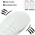 thumbnail image 5 of Women's Walking Shoes Barefoot Wide Toe Box Minimalist Tennis Sneakers | Zero Drop 8.5 Wide,White, 5 of 7