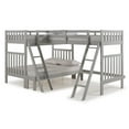 thumbnail image 3 of Alaterre Aurora Twin Over Full Wood Bunk Bed with Tri-Bunk Extension - Dove Gray, 3 of 4
