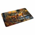 thumbnail image 2 of Orange Autumn Deer Door Mat&nbsp;Indoor Outdoor Entrance, Non Slip Rug for Kitchen Bathroom Entryway Rug, Forest Vintage Elk Washable Doormat Floor Mat for Office Home Decor 20x31.5 Inch, 2 of 8