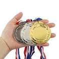 thumbnail image 5 of Uxcell Blank Award Medals, 10 Pack Silver Winner Medal for Competitions, 5 of 7