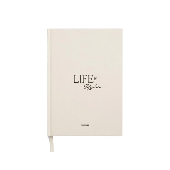 LIFE&Style Planner by Leonie Hanne, Daily Lifestyle Journal for Gratitude, Work, and Wellness with Reflective Prompts, Weekly Goal Planning, Style Insights