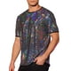 thumbnail image 4 of CAMISETAS PARA HOMBRES INSPIRE CHIC con Lentejuelas de Manga Corta Cuello Redondo para Fiesta Nocturna XL Plateado, 4 of 6