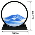 thumbnail image 2 of HYUGF Moving Sand Art Picture Decor, 3D Quicksand Relaxing Toy for Home Desktop(Blue, 12"), 2 of 7