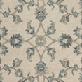 thumbnail image 2 of Laddha Home Designs 5' x 7' Ivory and Blue Floral Hand Tufted Rectangular Area Throw Rug, 2 of 7