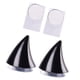 thumbnail image 3 of Adhesivo decorativo para casco de motocicleta, de cuerno de , de instalar, para casco de , casco de esquí, casco Cuerno Negro Sunnimix Sombrero Pegatina, 3 of 8
