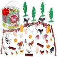 thumbnail image 1 of Figura de acción de juguete de animales de granja, juego de 50 piezas, diferentes animales de corral y accesorios, incluidos caballos, pollos, ovejas y más, ideal para juegos de simulación, regalos de, 1 of 4