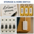 thumbnail image 4 of 660 Pcs Home Office Identification Light Switch Labels Transparent Switch Identification Stickers Label Waterproof Switch Panel Label, 4 of 7