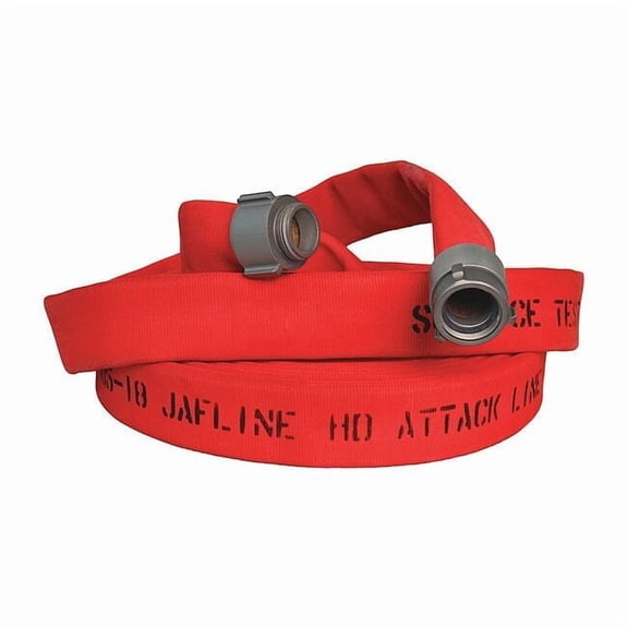 Kuriyama Fire Hose,50 ft,Red,Polyester G52H15HDR50P