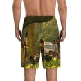 thumbnail image 3 of Outer Banks Men's Short Pajama Pants Lightweight Daily Lounge Shorts Bottoms Sleepwear Cozy Soft Home Pajama Pants Shorts, 3 of 9
