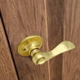 thumbnail image 4 of Design House 700450 Springdale 2-Way Adjustable Privacy Door Lever, Polished Brass, 4 of 14