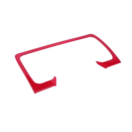 Unique Bargains Interior Dashboard Panel Trim Cover Dashboard Frame Decors for Jeep Red