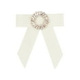 thumbnail image 1 of INSPIRE CHIC Women's Bowknot Bowtie para Accesorios Unisex Graduados Broches de Lazo Corbata Blanca, 1 of 1