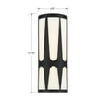 thumbnail image 4 of ROY-802-BK-Crystorama Lighting-Royston - 2 Light Wall Mount In Modern and Contemporary Style-17.75 Inches Tall and 6.75 Inches Wide-Black Finish, 4 of 10