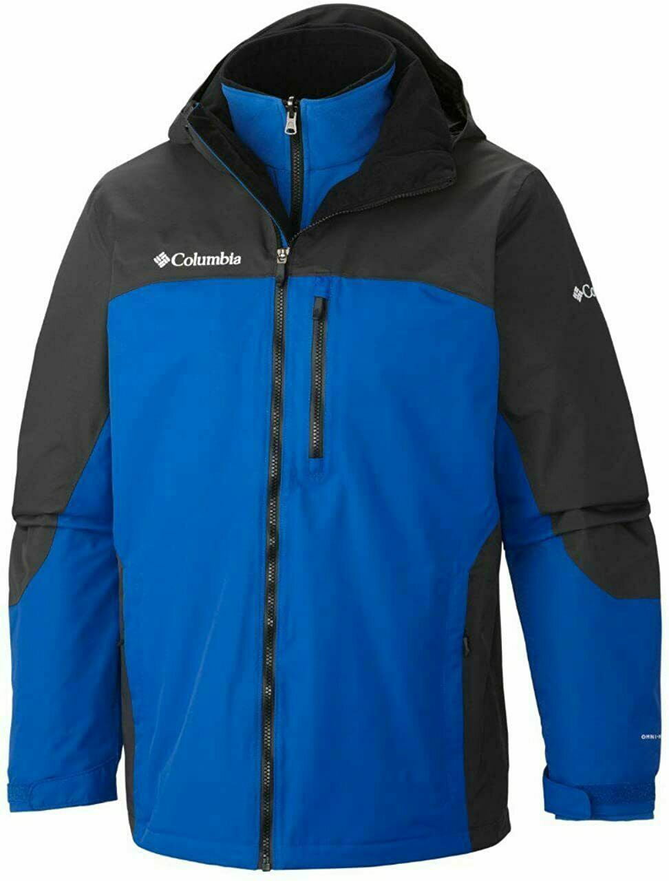 Columbia Men's Category Five 2.0 Interchange Jacket Size 3X Blue/Gray 1617832437