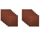 thumbnail image 1 of Paquete de 12 bandejas deshidratadoras de silicona con borde cuadrado antiadherentes para carne, verduras, frutas y alimentos, 1 of 8