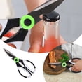 thumbnail image 2 of Dsscvnef Scissors Household Stainless Steel Multifunctional Kitchen Strong Chicken Bone Scissors Barbecue Scissors Cut Fish Large Scissors Food Scissors, 2 of 6