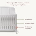 thumbnail image 4 of Little Seeds Briar 6-in-1 Convertible Crib , White, 4 of 9