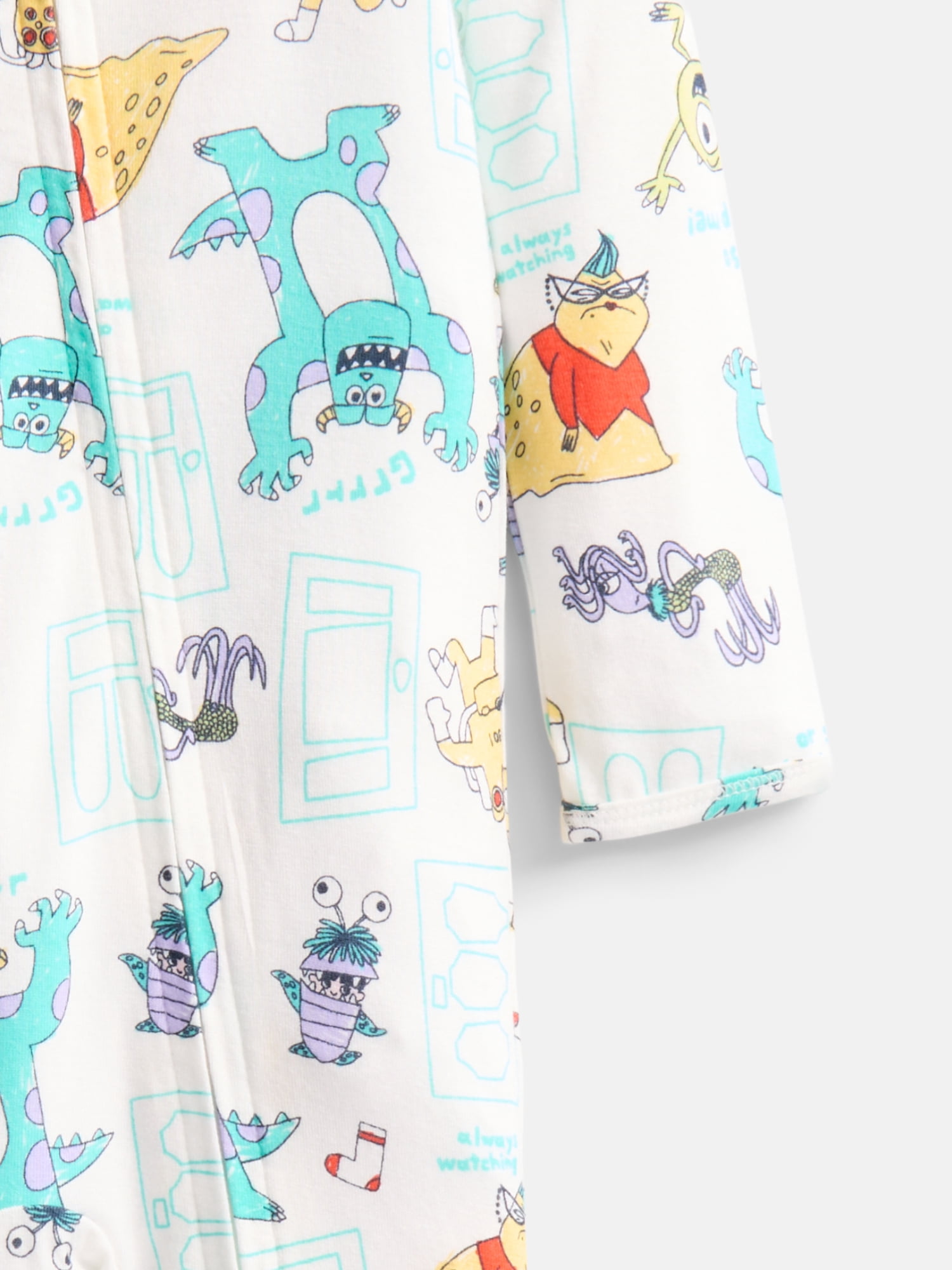 Disney Pixar Monsters Inc Baby Boys Sleep & Play Footed Pajamas, One Piece, Sizes NB-6/9M