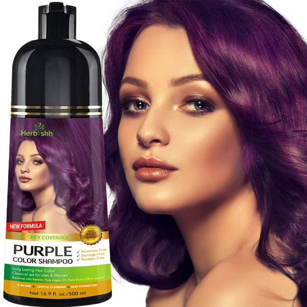 Hair dye shampoo 3 in 1 dark brown hair dye 169 fl oz dark brown