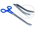 thumbnail image 1 of Acier Inoxydable Fishing Pliers Pêcheurs Attraper & Libérer Outil Dentelé, Poignée en Vinyle Bleu 8 "Courbé, 1 of 1