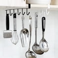 thumbnail image 2 of Colgador para debajo del armario Yuarrent organizador de tazas de hierro blanco, 2 of 6