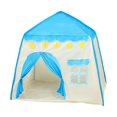 thumbnail image 1 of Tienda de juegos para niños, tienda de campaña de princesa para juegos en interiores y exteriores, tienda de juegos interior india tipo castillo para azul, 1 of 8