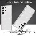 thumbnail image 5 of for Samsung Galaxy S24 Ultra 5G, Glitter Clear Tough Phone Case for Women, 5 of 5