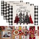 thumbnail image 5 of Decoraciones para Mesa Comedor Interior 4/6 Uds. Prácticos Manteles Individuales Navidad 18 X 12 Pulgadas Bonitos Y Creativos, 5 of 9