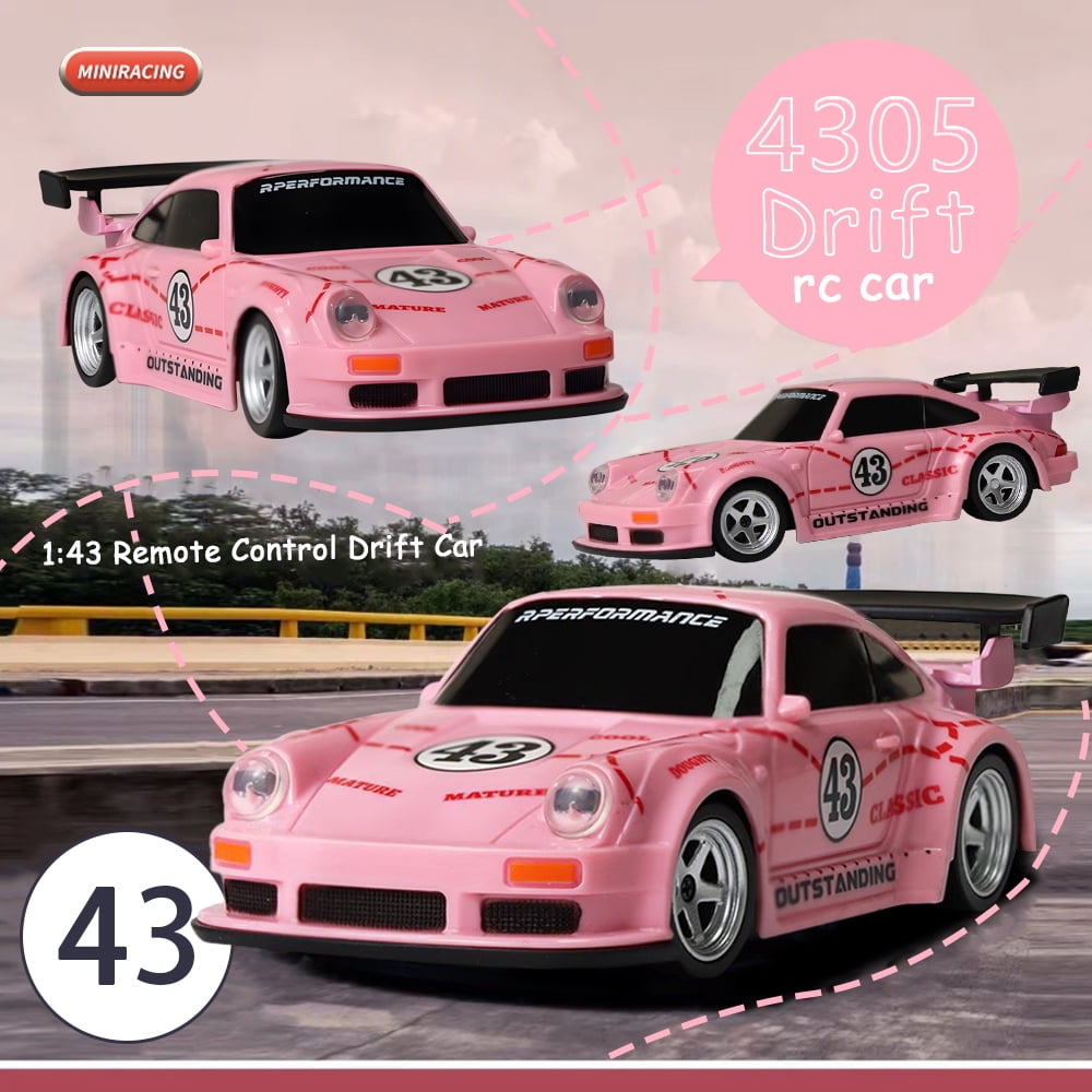 Upgraded With Gyro 1/43 Mini RC Drifting Car Racing RTR 4WD High Speed Radio Control Model 2.4G Drift Race Vehicle Mini Gifts Toys For Children Boy